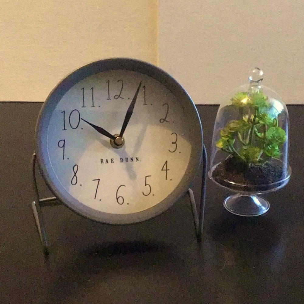 Rae Dunn desk clock
